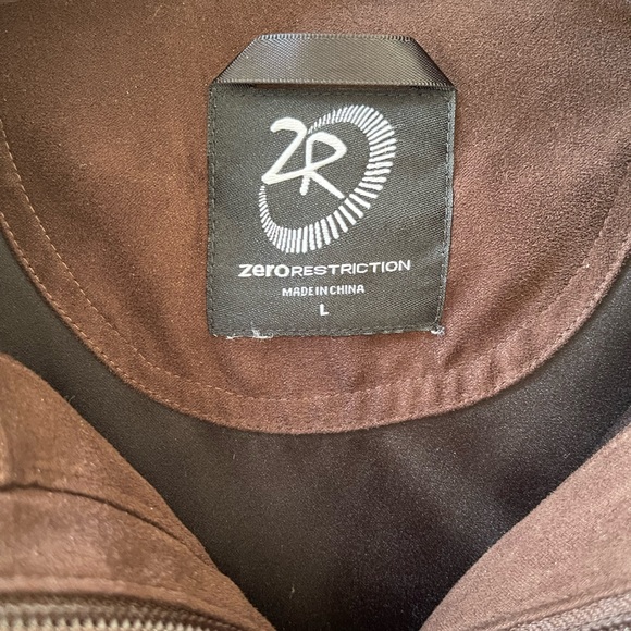 Zero Restriction Men’s Microsuede Golf Jacket Size Large - Picture 3 of 7